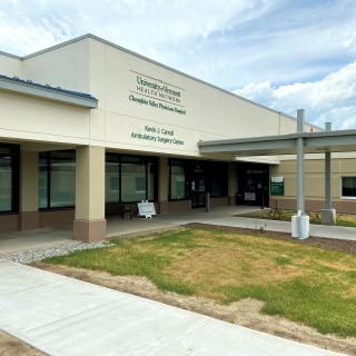 CVPH South Entrance to the Health Plaza 87 Plaza Boulevard. Exterior Location Photo.