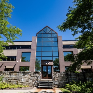 Exterior of the IDX building.