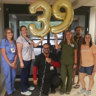 Alice Hyde Medical Center's stroke team pose for a photo.
