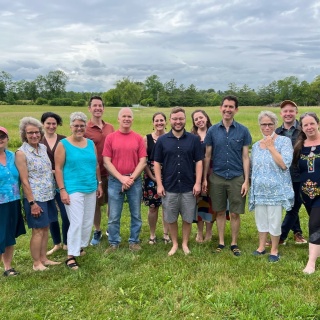 GME Hospice and Palliative Care Residency faculty outside. 