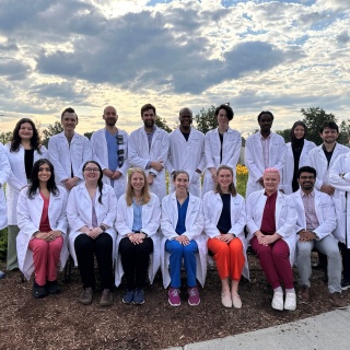 Group photo of neurology residents