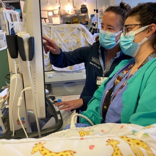 Fellows reading vitals